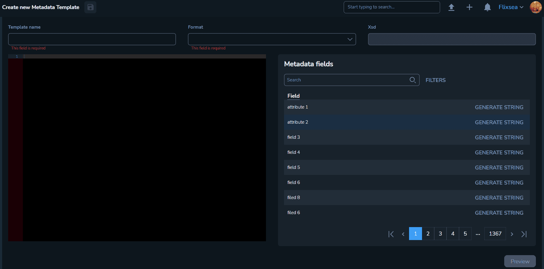 Connect Docs :: Configuring Metadata Templates