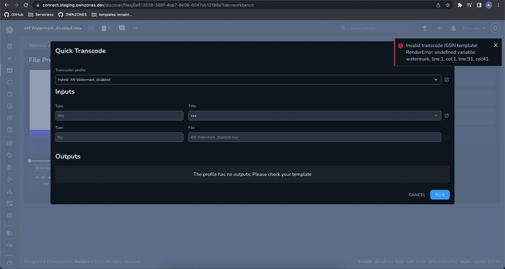 Before - Quick Transcode