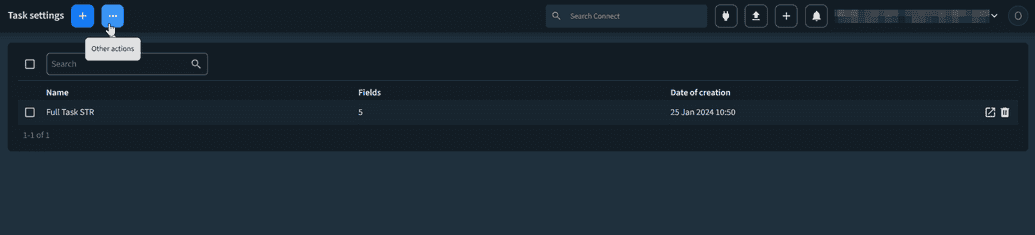 The Other actions option