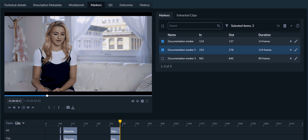 Select multiple markers