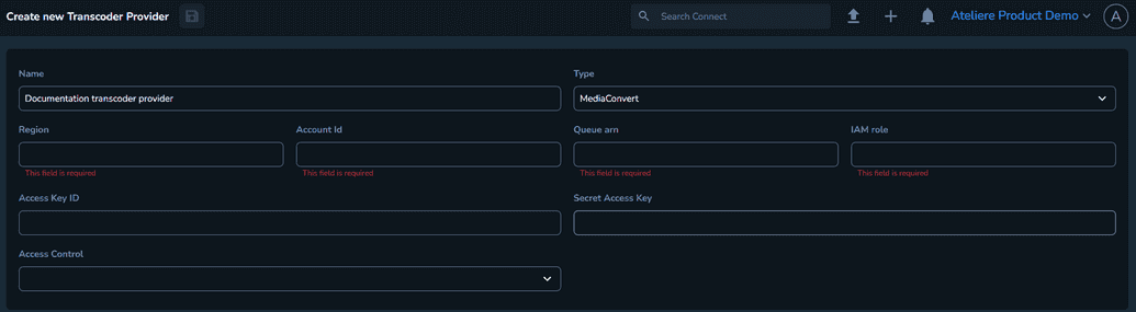MediaConvert Transcoder Providers 