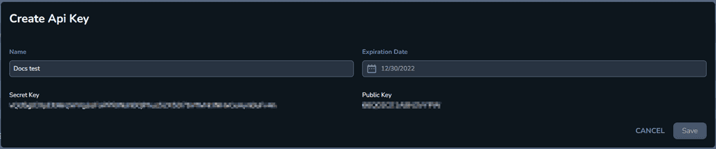 Secret key