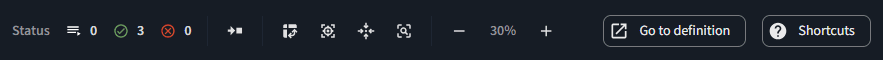 The Workflow Monitor status bar